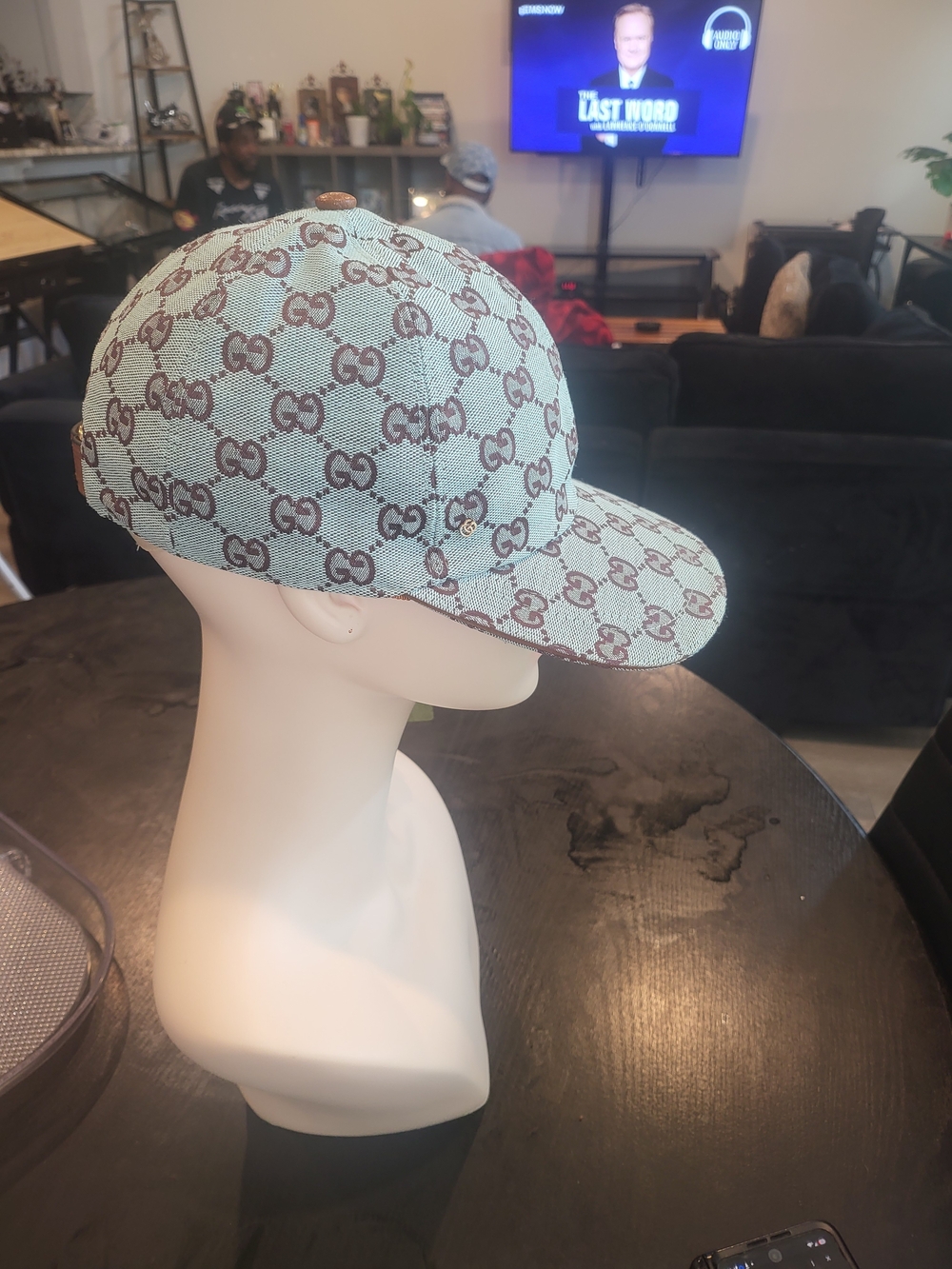 NWT Gucci GG Monogram Canvas Baseball Cap Hat Brown - Picture 9 of 16